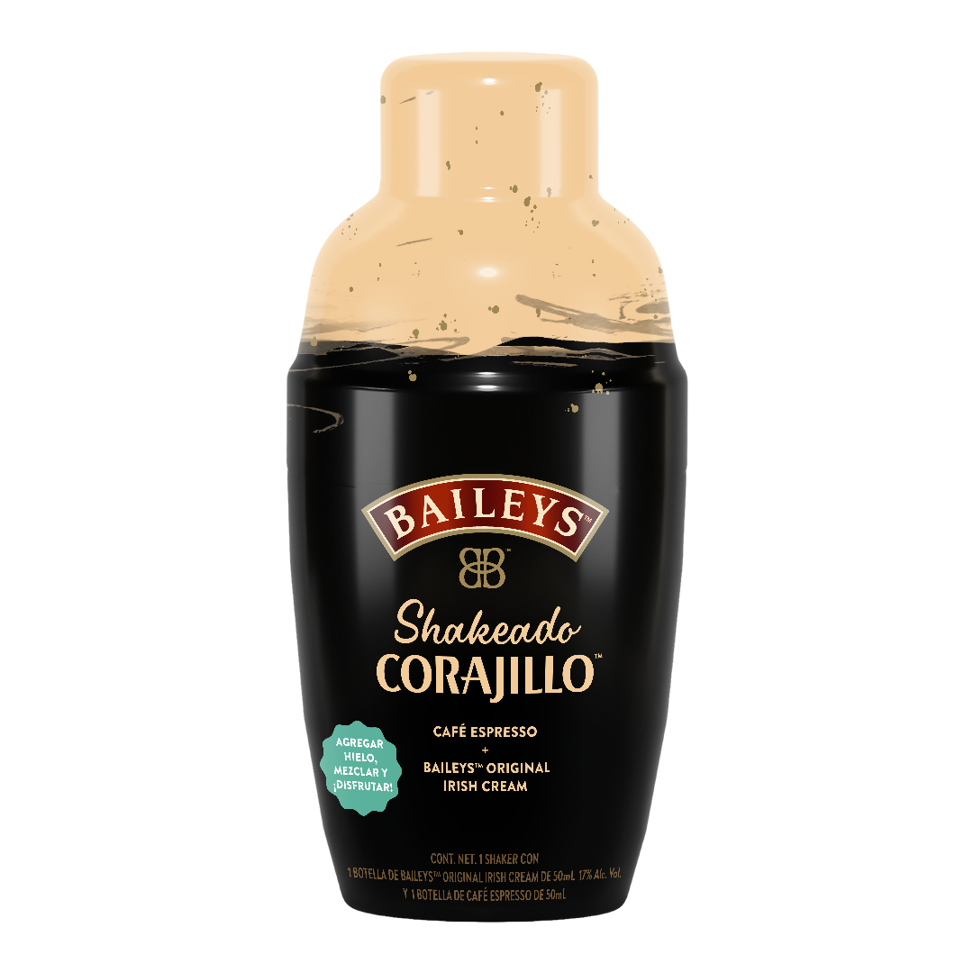 Baileys Shakeado Corajillo – 4 Pack – 4 Shakers con Espresso y Crema Irlandesa