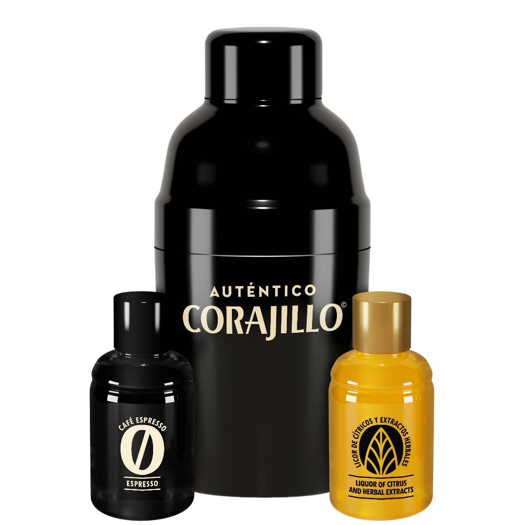 Auténtico Corajillo – Duo Pack – 2 Corajillos con Shaker Reutilizable