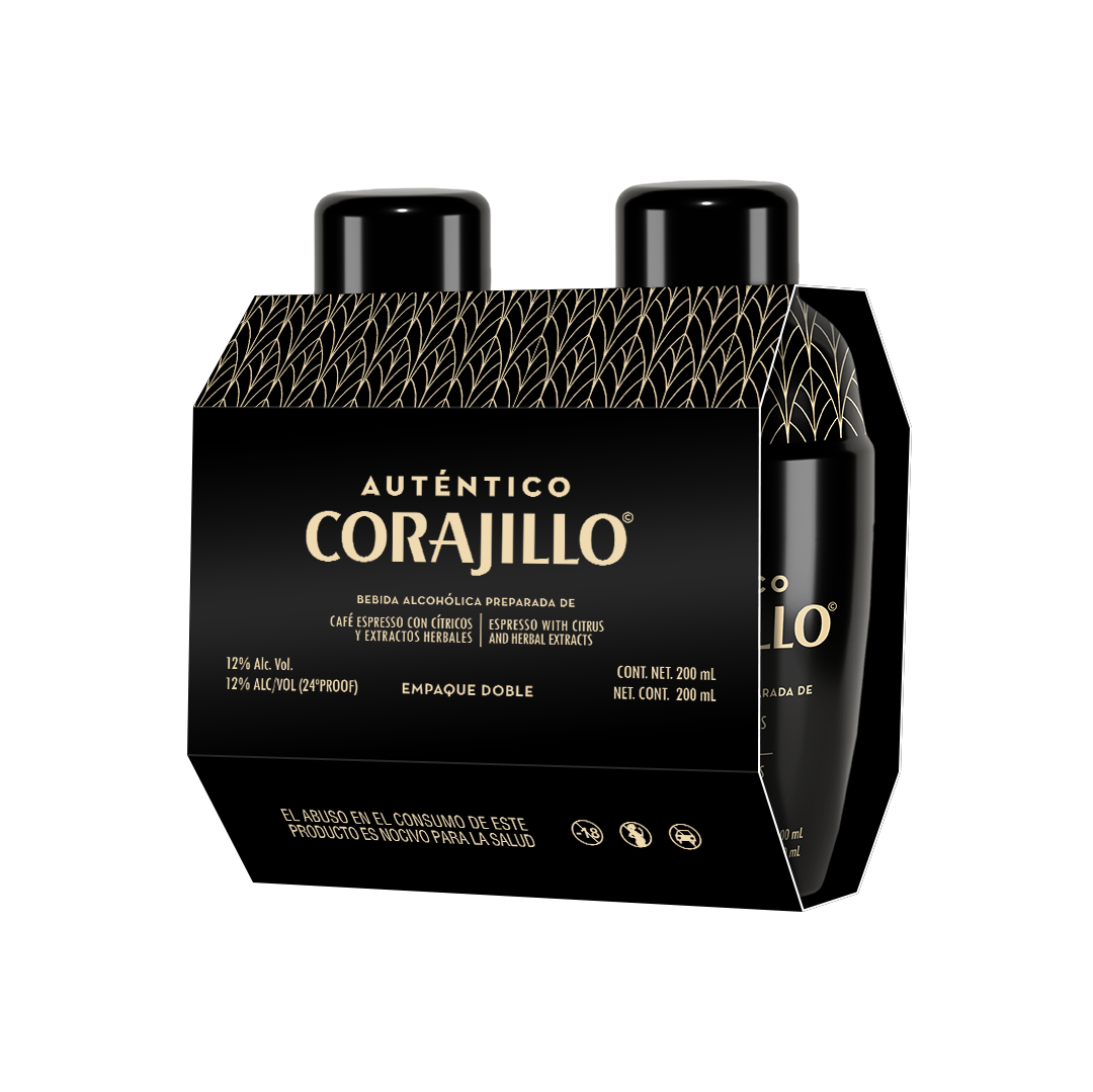 Auténtico Corajillo – Duo Pack – 2 Corajillos con Shaker Reutilizable